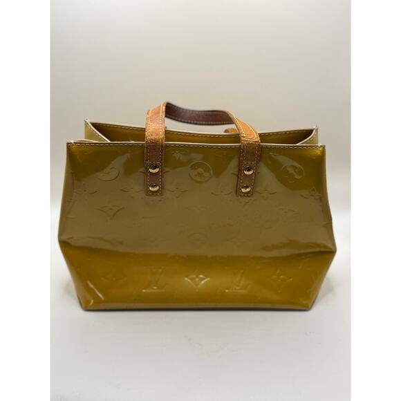 Louis Vuitton Monogram  Vernis Reade PM Mini Tote Bag in Mustard - Picture 2 of 8